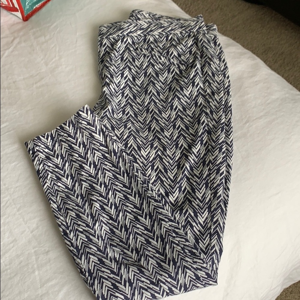 Gap cropped printed pants - sz 8